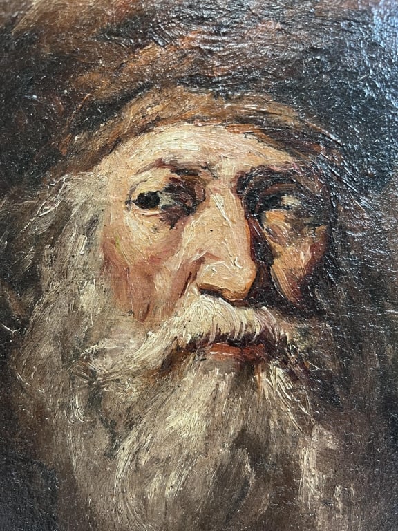 Henry Raschen Original Oil On Board Portrait - 12