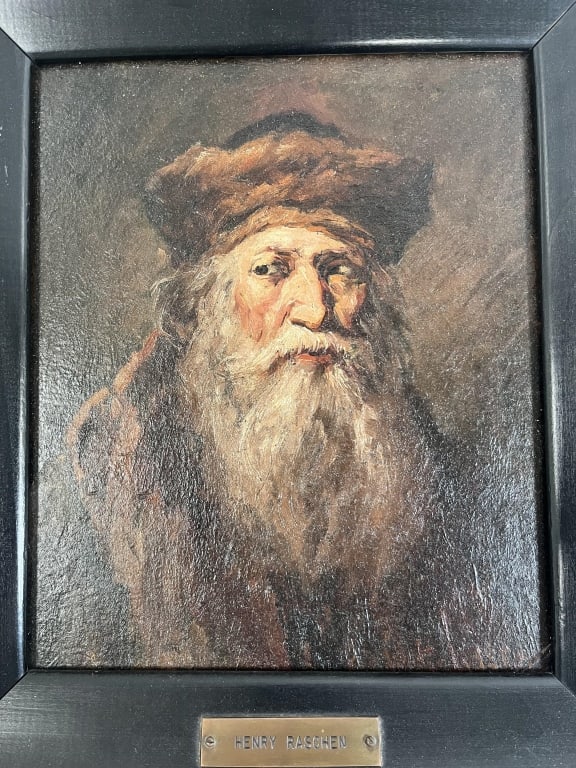 Henry Raschen Original Oil On Board Portrait - 14