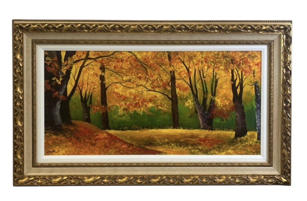 Najar "Start Of Fall" Embellished Giclee On Canvas (1 of 9)