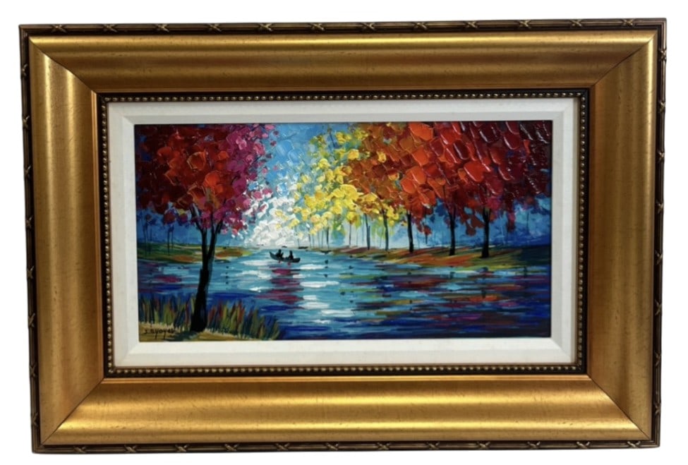 Slava Ilyayev "Lake" Embellished Serigraph (1 of 11)