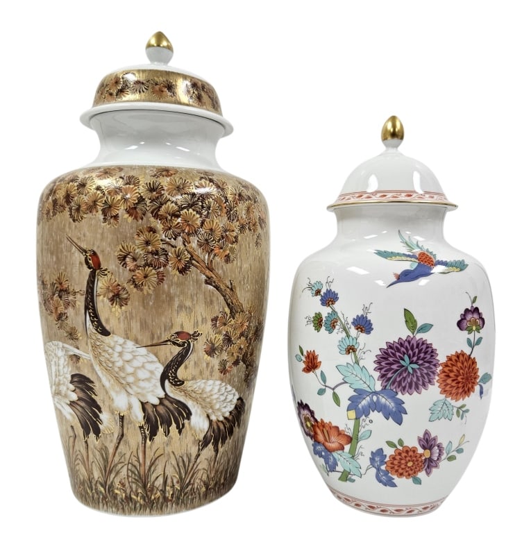 2 Karin Nossek Kaiser Porcelain Lidded Vases (1 of 12)