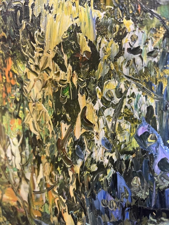 Duaiv "Impression Au Bond De Letang" Oil On Canvas - 4