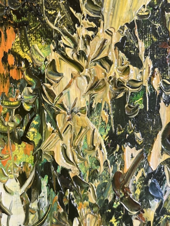 Duaiv "Impression Au Bond De Letang" Oil On Canvas - 8