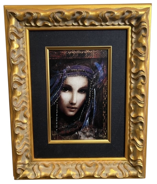 Csaba Markus "Mydia" LE Giclee On Canvas: IMPORTANT NOTE: Please be advised that we offer reasonably priced in-house shipping, but you must select Arrange My Own Shipping as part of your post-auction invoice options. Csaba Markus "Mydia" limi