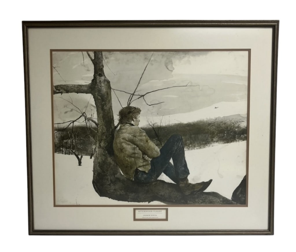 Andrew Wyeth "Afternoon Flight" Offset Lithograph (1 of 13)