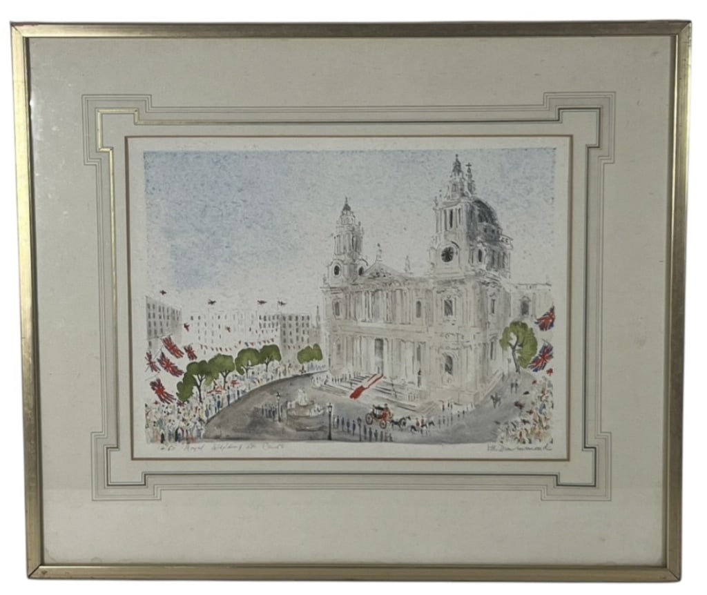 V.H. Drummond "Royal Wedding St Paul's" LE Print (1 of 12)