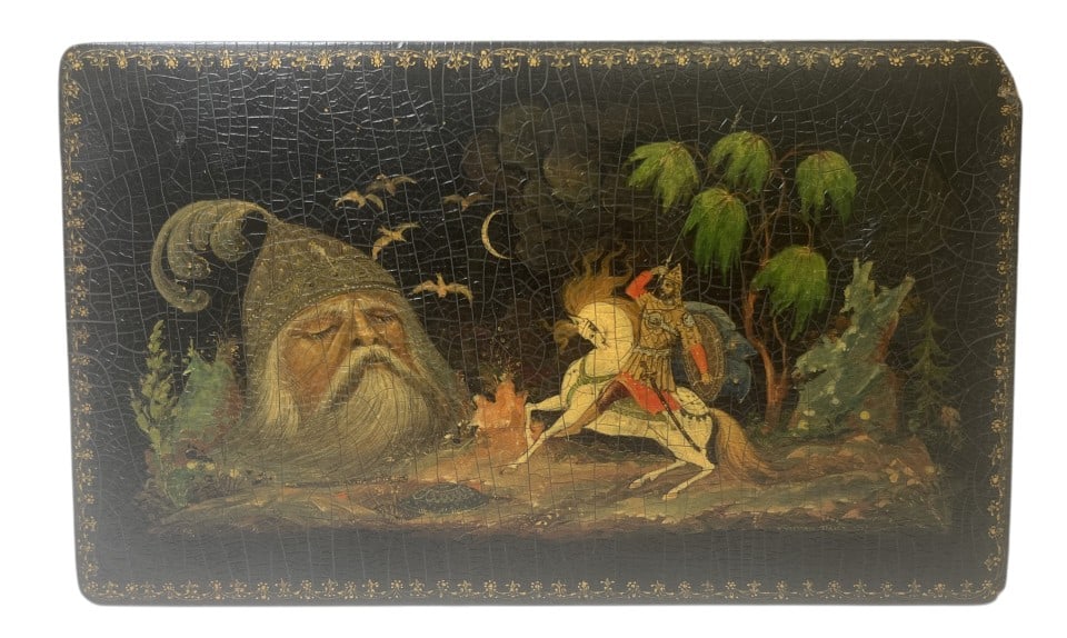 1950 Palekh Russian Laquer Box (1 of 16)