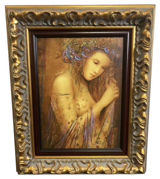 Csaba Markus "La Femme Adonia" Serigraph On Wood (1 of 11)