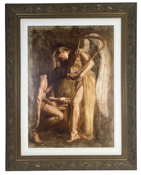 Tomasz Rut "Dominus Umbra" Giclee In Color Canvas: IMPORTANT NOTE: Please be advised that we offer reasonably priced in-house shipping, but you must select Arrange My Own Shipping as part of your post-auction invoice options. Tomasz Rut "Dominus Umbra