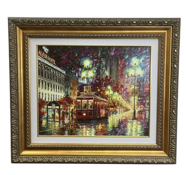 Daniel Wall New Orleans Cable Car Giclee On Canvas (1 of 14)