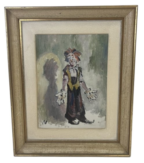 Original Oil On Board Signed N.: IMPORTANT NOTE: Please be advised that we offer reasonably priced in-house shipping, but you must select Arrange My Own Shipping as part of your post-auction invoice options. Original oil on board sig