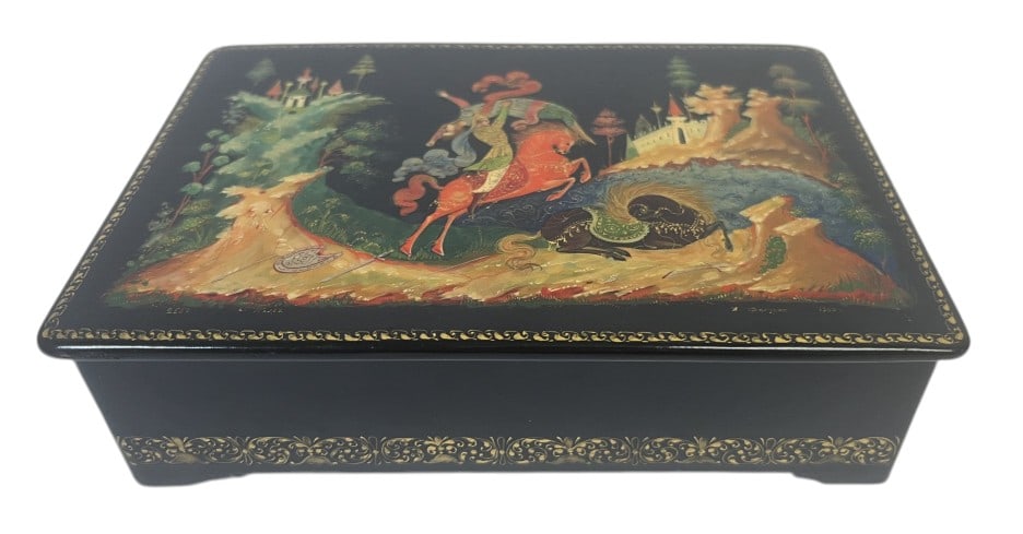 1960 Palekh Russian Laquer Box (1 of 16)