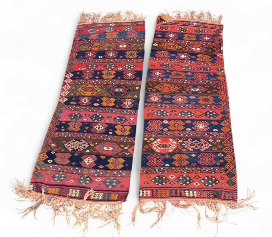 Two Turkish Kilim Wool Slit Tapestry Weave (1 of 9)