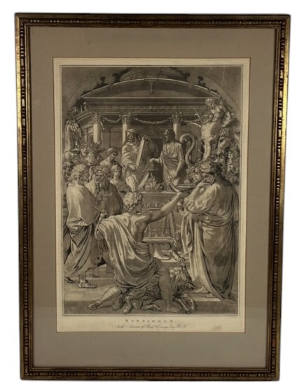 Conrad Martin Metz Etching After Raffaelle c1798 (1 of 16)