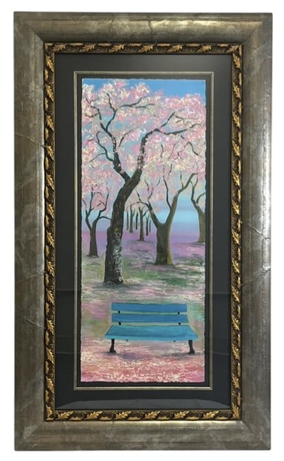 David Najar LE Giclee On Paper A Place To Reflect: IMPORTANT NOTE: Please be advised that we offer reasonably priced in-house shipping, but you must select Arrange My Own Shipping as part of your post-auction invoice options. Limited edition giclee on