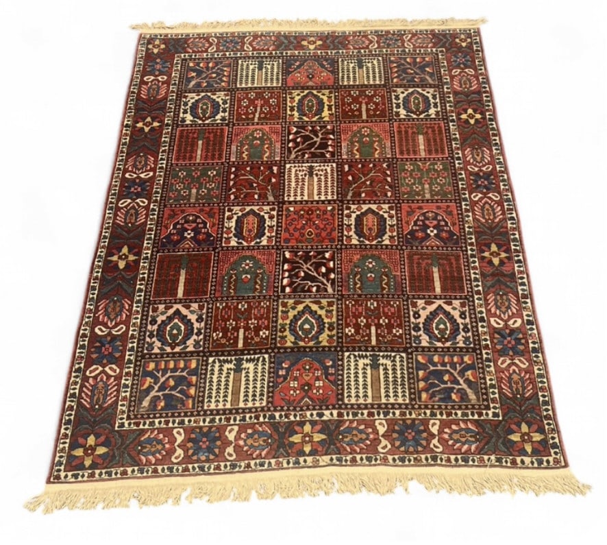 Bakhtiari Persian Garden Panel Rug (1 of 10)