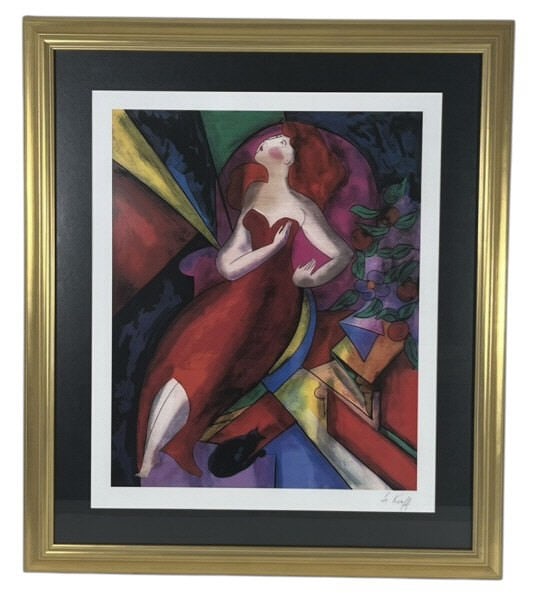 Linda Le Kniff "Romane" Hand Signed Lithograph (1 of 11)