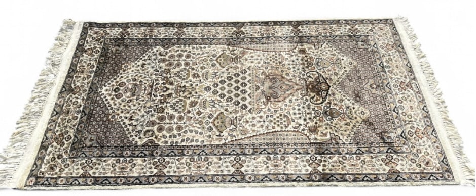 Turkish Likely Memluk Silk Tapestry: IMPORTANT NOTE: Please be advised that we offer reasonably priced in-house shipping, but you must select Arrange My Own Shipping as part of your post-auction invoice options. Turkish likely memluk sil
