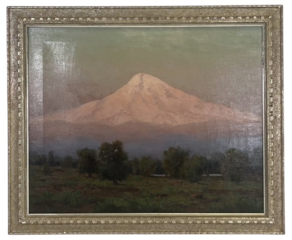 Royal Hill Milleson (American1849-1935) Oil Canvas: IMPORTANT NOTE: Please be advised that we offer reasonably priced in-house shipping, but you must select Arrange My Own Shipping as part of your post-auction invoice options. Royal Hill Milleson