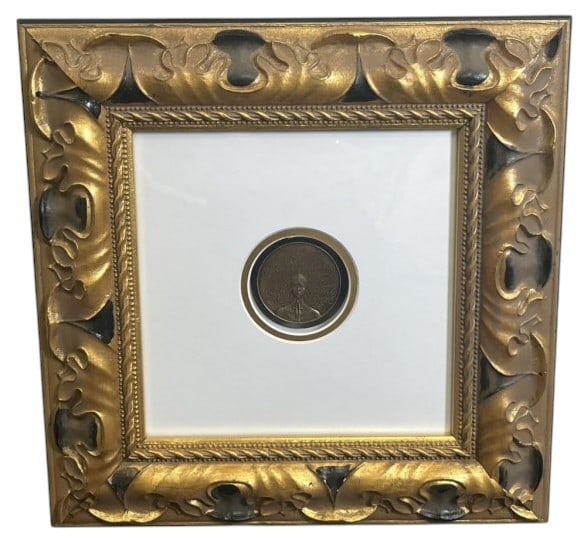 Erte (Romain De Tirtoff) Above & Below Medallion: IMPORTANT NOTE: Please be advised that we offer reasonably priced in-house shipping, but you must select Arrange My Own Shipping as part of your post-auction invoice options. Erte (Romain De Tirtoff)
