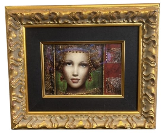 Csaba Markus "Cesariana" LE Giclee On Canvas: IMPORTANT NOTE: Please be advised that we offer reasonably priced in-house shipping, but you must select Arrange My Own Shipping as part of your post-auction invoice options. Csaba Markus "Cesariana"