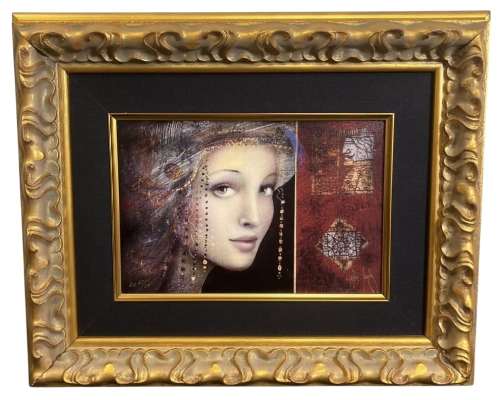 Csaba Markus "Benvolia" EA Giclee On Canvas: IMPORTANT NOTE: Please be advised that we offer reasonably priced in-house shipping, but you must select Arrange My Own Shipping as part of your post-auction invoice options. Csaba Markus "Benvolia"
