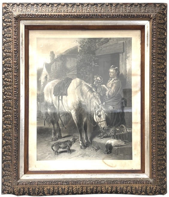 Graves The Gardeners Daughter Steel Engraving (1 of 8)