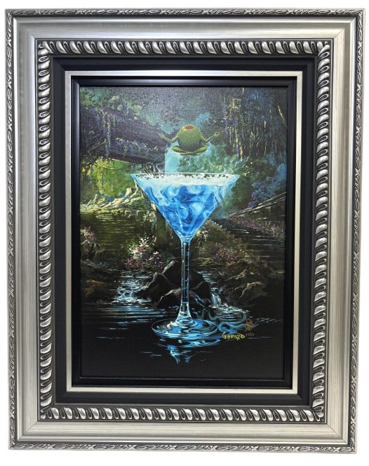 Michael Godard Zen Gardentini Giclee on Canvas: IMPORTANT NOTE: Legacy Auctions offers reasonably priced in-house and 3rd Party shipping options, but you must select Arrange My Own Shipping as part of your post-auction purchase options. 2023 Limite