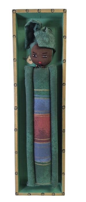 Curacao Native Handmade Display Doll Signed Nelly (1 of 11)