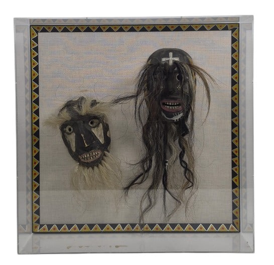 Middle Sepik Region Ceremonial Masks: IMPORTANT NOTE: Legacy Auctions offers reasonably priced in-house and 3rd Party shipping options, but you must select Arrange My Own Shipping as part of your post-auction purchase options. These two