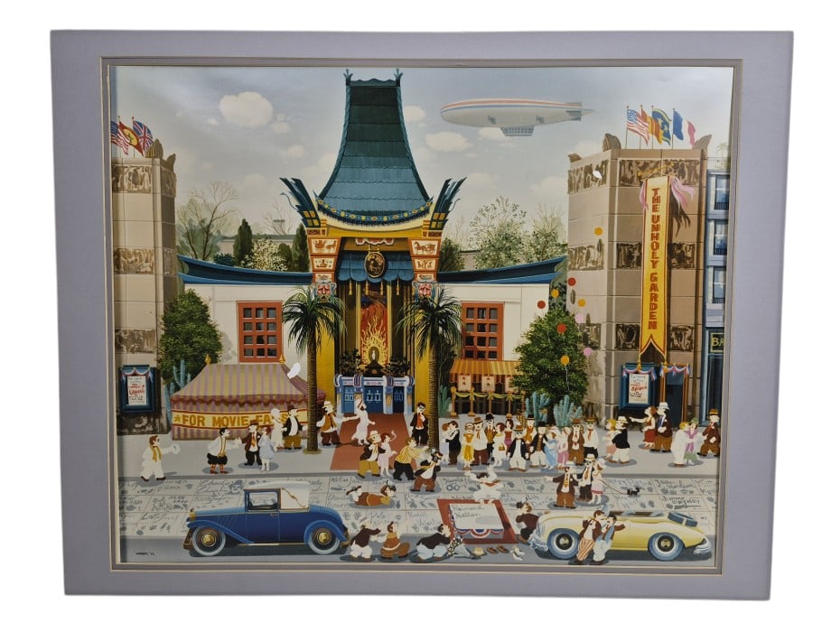 Hiro Yamagata Serigraph: IMPORTANT NOTE: Legacy Auctions offers reasonably priced in-house and 3rd Party shipping options, but you must select Arrange My Own Shipping as part of your post-auction purchase options. Hiro