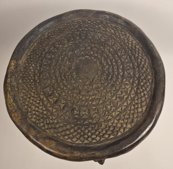Authentic Bronze Tikar Stool - 6