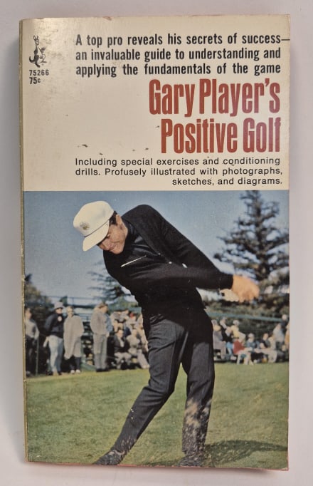 Signed Gary Player Paperback Positive Golf - 2