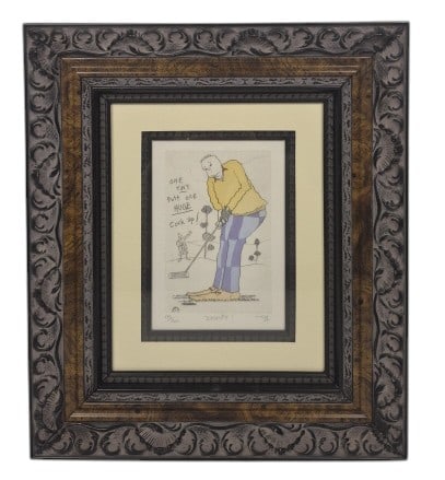 Tim Bulmer "Disaster" Signed Limited Ed. Etching: IMPORTANT NOTE: Legacy Auctions offers reasonably priced in-house and 3rd Party shipping options, but you must select Arrange My Own Shipping as part of your post-auction purchase options. Tim Bulmer