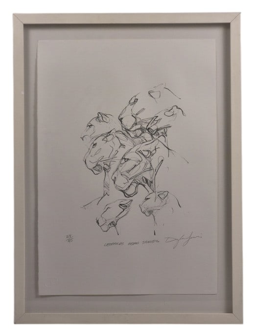 Dylan Lewis Leopards Head Studies Signed LE Print: IMPORTANT NOTE: Legacy Auctions offers reasonably priced in-house and 3rd Party shipping options, but you must select Arrange My Own Shipping as part of your post-auction purchase options. Dylan