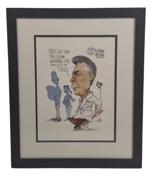 Chism & Elkington "Gary Player Body Issue" Giclee: IMPORTANT NOTE: Legacy Auctions offers reasonably priced in-house and 3rd Party shipping options, but you must select Arrange My Own Shipping as part of your post-auction purchase options. This is a