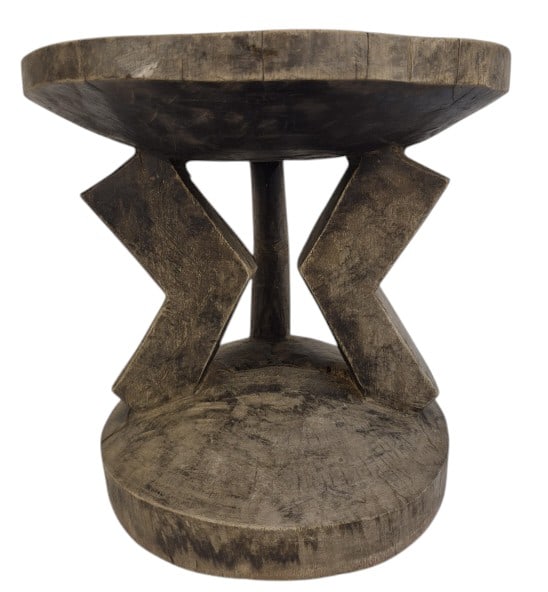 Authentic Hand-carved Tonga Stool Zimbabwe: IMPORTANT NOTE: Legacy Auctions offers reasonably priced in-house and 3rd Party shipping options, but you must select Arrange My Own Shipping as part of your post-auction purchase options. Authentic H