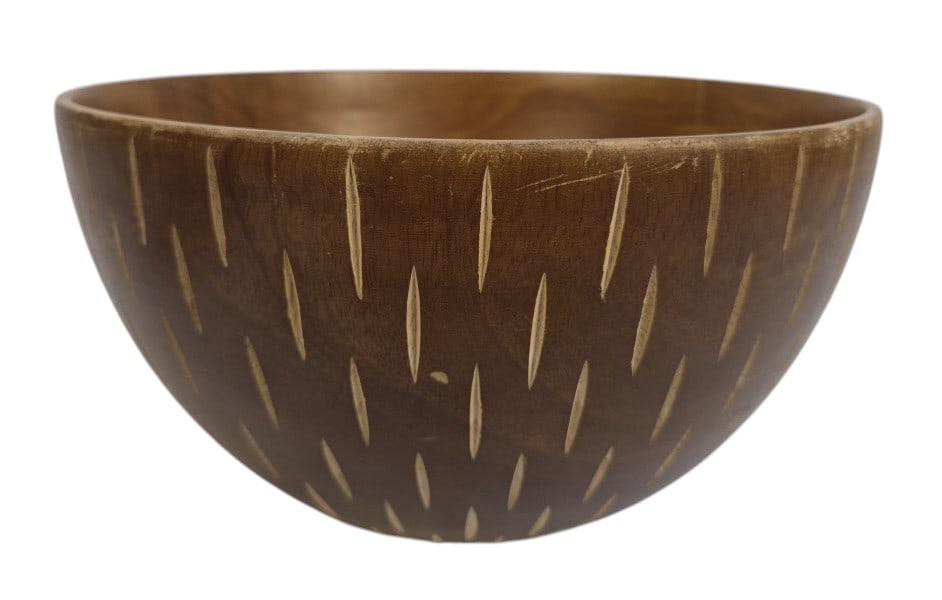 Handmade Wooden Bowl Unknown Origin: IMPORTANT NOTE: Legacy Auctions offers reasonably priced in-house and 3rd Party shipping options, but you must select Arrange My Own Shipping as part of your post-auction purchase options. Handmade wo