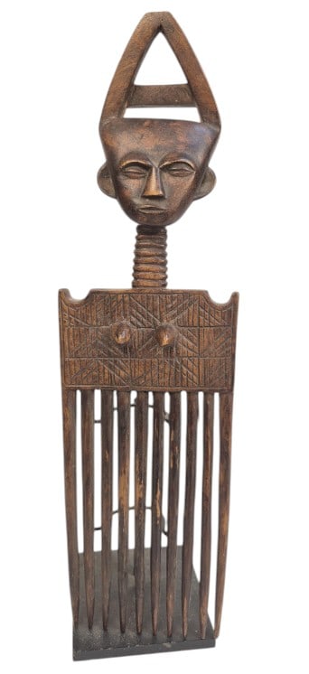 Hand-carved Asante Combs Ghana & Ivory Coast (1 of 9)