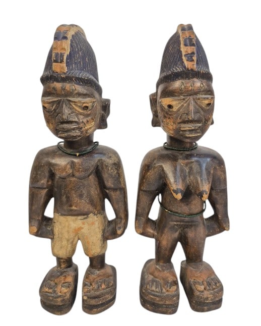 Antique Ere Ibeji Twins Yoruba People, Nigeria (1 of 10)