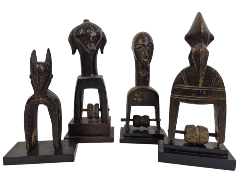 Ivory Coast Gyro & Senufo Heddle Pulley Set (1 of 13)