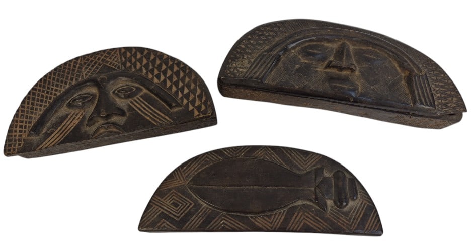 Handcrafted Kuba Boxes Congo: IMPORTANT NOTE: Legacy Auctions offers reasonably priced in-house and 3rd Party shipping options, but you must select Arrange My Own Shipping as part of your post-auction purchase options. Handcrafted