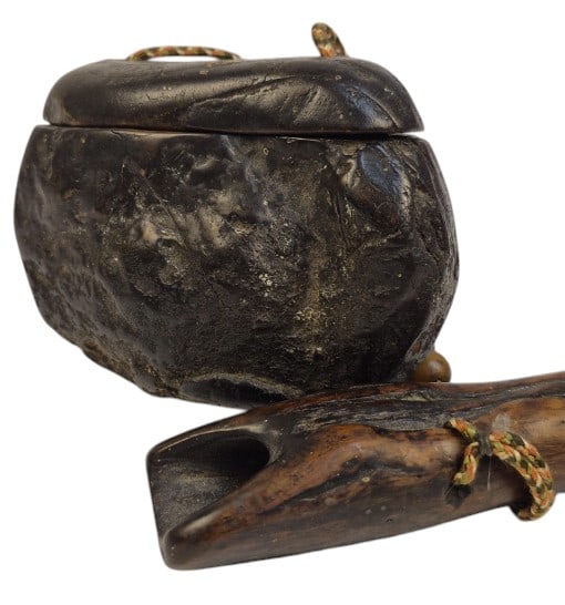 Traditional Japanese Carved Wood Sagemono Set: IMPORTANT NOTE: Legacy Auctions offers reasonably priced in-house and 3rd Party shipping options, but you must select Arrange My Own Shipping as part of your post-auction purchase options.