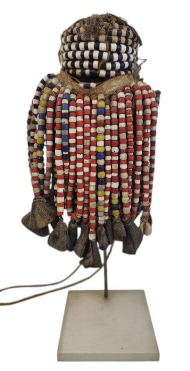 Fali Beaded Fertility Doll Cameroon: IMPORTANT NOTE: Legacy Auctions offers reasonably priced in-house and 3rd Party shipping options, but you must select Arrange My Own Shipping as part of your post-auction purchase options. Fali
