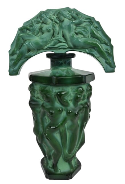 Hoffmann Schlevogt Czech Ingrid Perfume Bottle: IMPORTANT NOTE: Legacy Auctions offers reasonably priced in-house and 3rd Party shipping options, but you must select Arrange My Own Shipping as part of your post-auction purchase options. Vintage