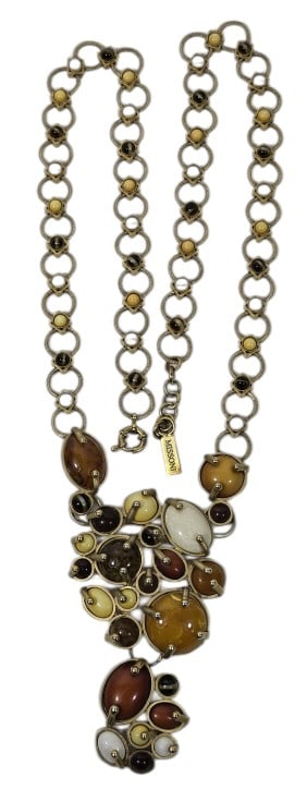 Vintage Missoni Necklace-Likely Bakelite or Lucite: IMPORTANT NOTE: Legacy Auctions offers reasonably priced in-house and 3rd Party shipping options, but you must select Arrange My Own Shipping as part of your post-auction purchase options. Vintage Mis
