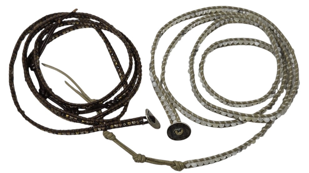 2 Chan Luu Designer Sterling Wrap Bracelets: IMPORTANT NOTE: Legacy Auctions offers reasonably priced in-house and 3rd Party shipping options, but you must select Arrange My Own Shipping as part of your post-auction purchase options. Chan Luu De