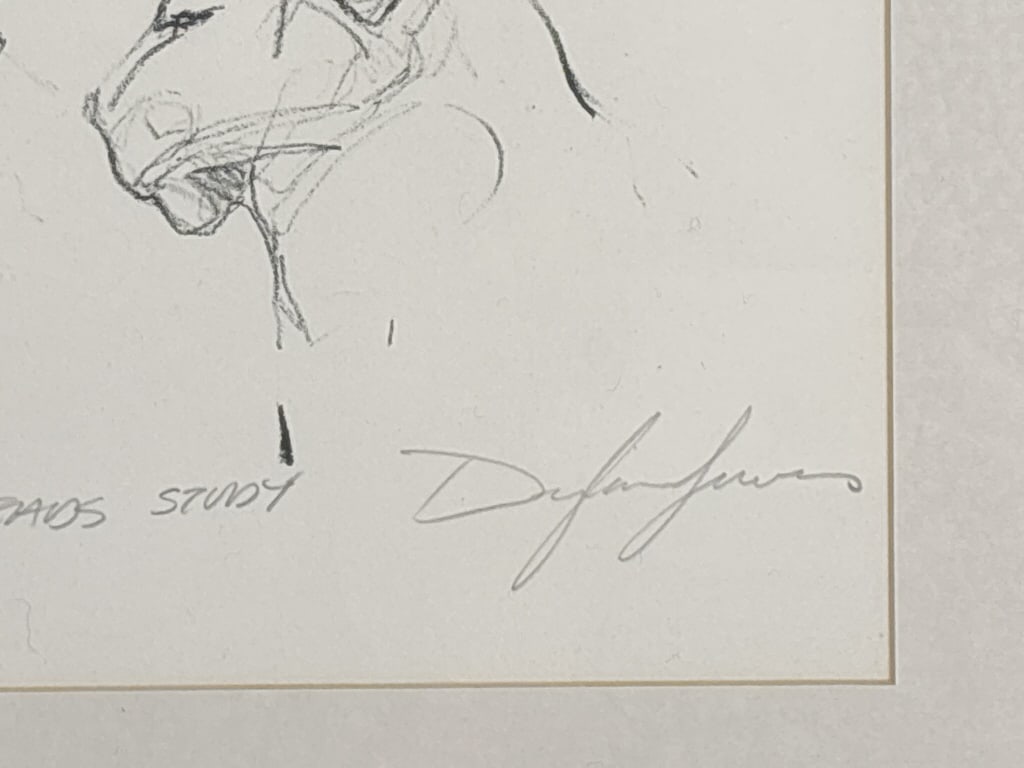 Dylan Lewis "Leopard Heads Study" Signed LE Print - 4