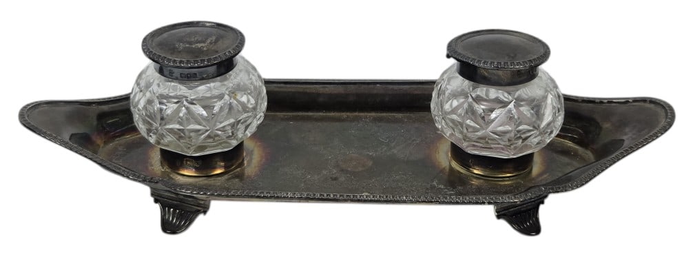 Mappin & Webb London Sterling Crystal Inkwell (1 of 12)