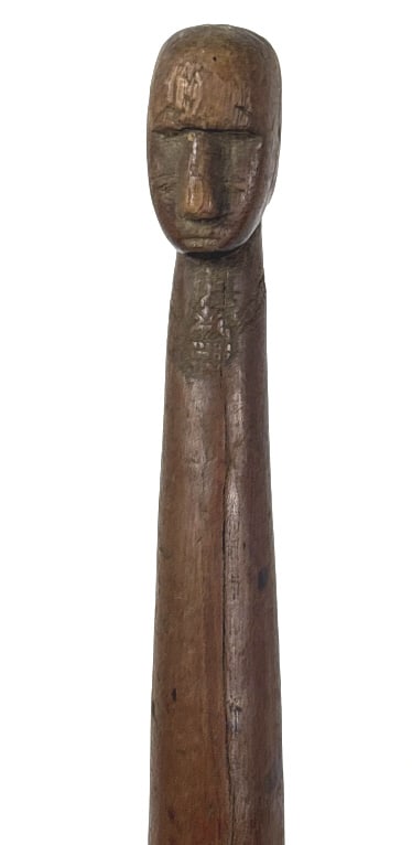 African Blackwood, Hand-Carved Tribal Staff (1 of 7)